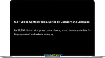 6.4+ Million Contact Forms, Sorted by Category and Language