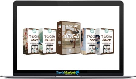 300 Yoga Templates For Social Media group buy