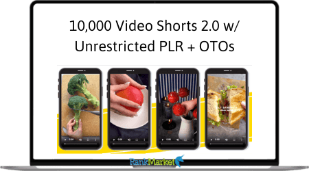 10,000 Video Shorts 2.0 w Unrestricted PLR