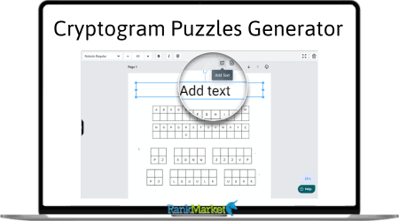 Cryptogram Puzzles Generator