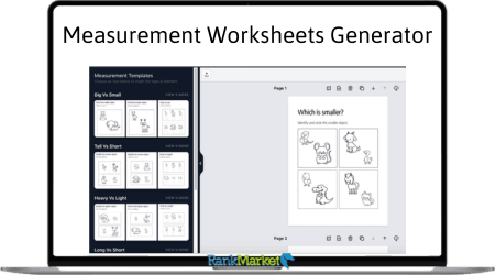 Measurement Worksheets Generator cover