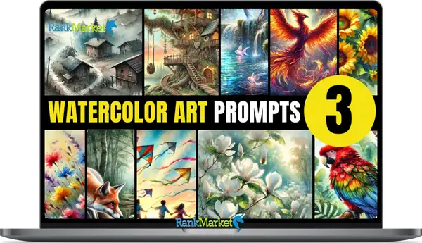 Watercolor Art Prompts V3