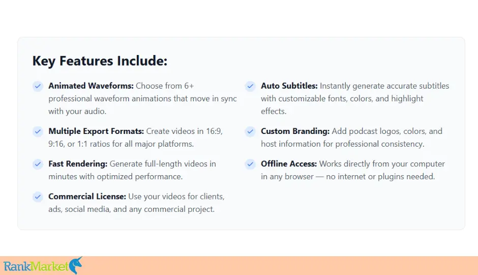 Audio2Video + Otos 9 Key Features Of Audio2Video