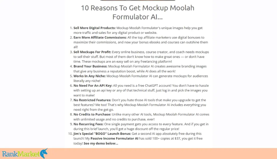 Why Should Use Mockup Moolah Formulator Ai