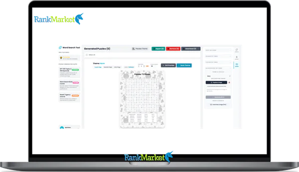 WordSearch Puzzle Book Generator